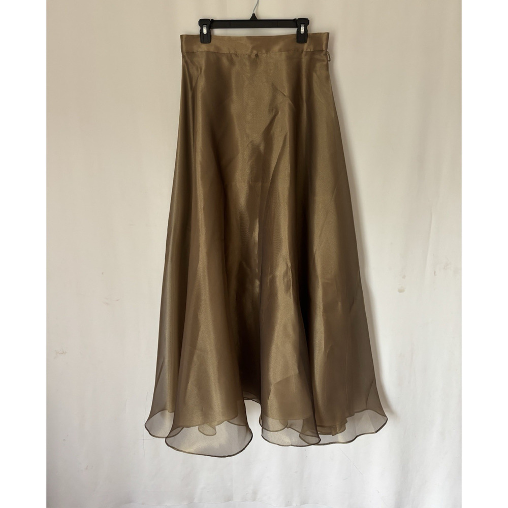 Vtg Chelsea Nights Maxi Skirt 14 Long Aline Chiffon Elegant Movement Flowy